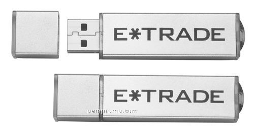Temi Silver USB Flash Drive (128 Mb)