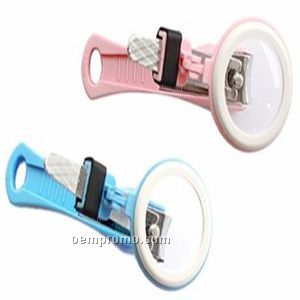 Nail Clipper With Magnifier