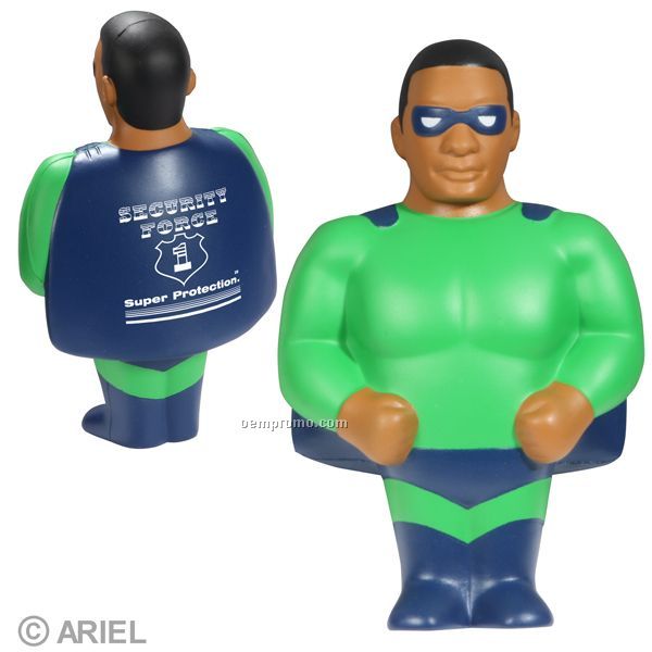 African American Super Hero Squeeze Toy