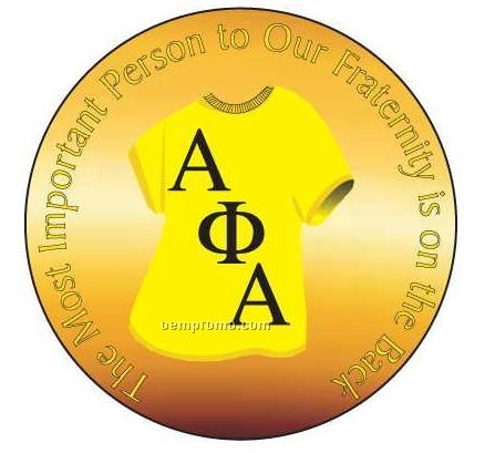 Alpha Phi Alpha Fraternity T-shirt Hand Mirror (2 1/2")