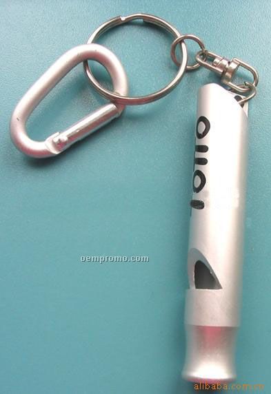 Aluminum Carabiner Whith Whistle
