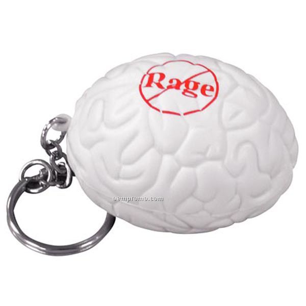 Brain Key Chain Squeeze Toy