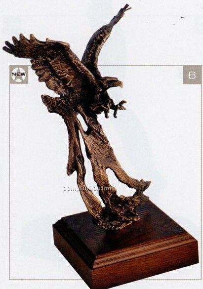 Up Draft Eagle Sculpture (12")