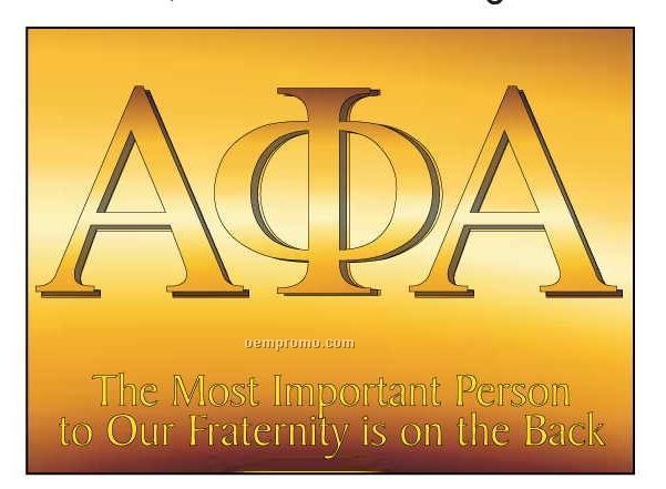 Alpha Phi Alpha Fraternity Letters Rectangle Hand Mirror (2 1/2"X3 1/2")
