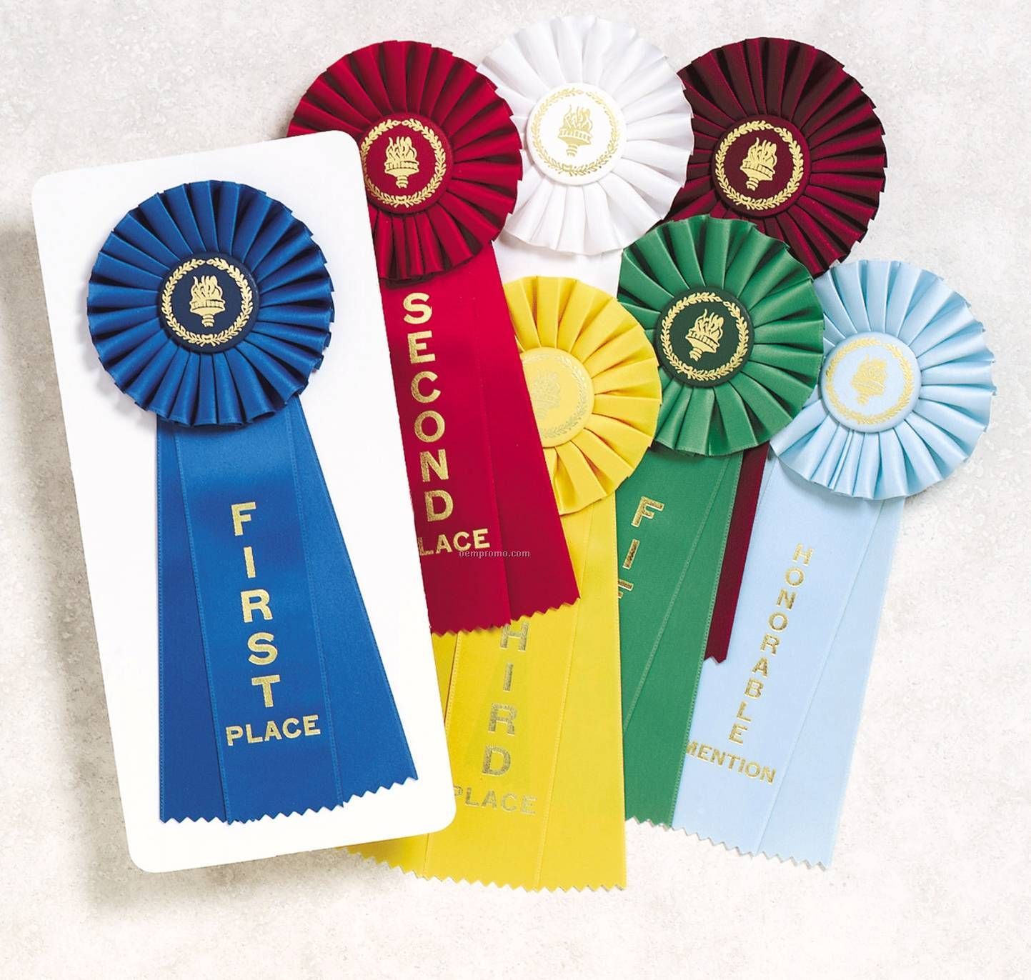 Rosette Ribbon - 4-1/2" X 11" Third Place