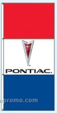 Stock Double Face Dealer Rotator Drape Flags - Pontiac