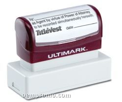 Ultimark Specialty Pre-inked Stamp (2 7/8"X7/8")