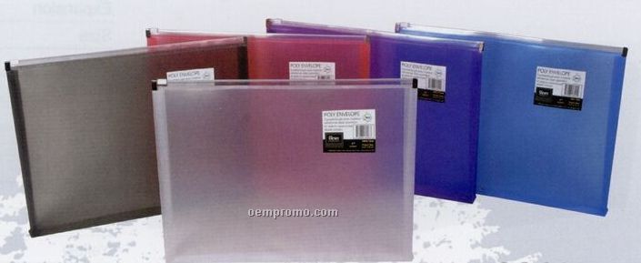 Assorted Pack Poly Envelope With Zipper Closure