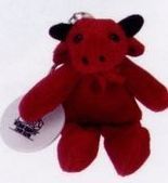Bull Stuffed Animal / Keychain