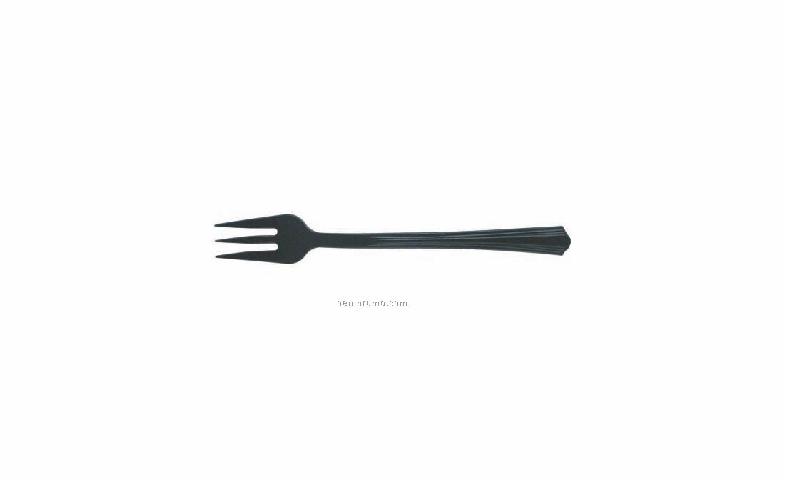 Petite, Mini Plastic Tasting Fork - Black