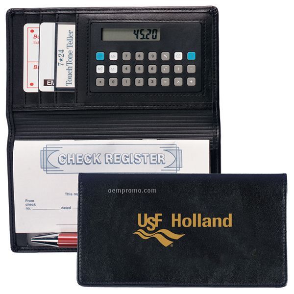 Summit Checkbook Cover With Calculator