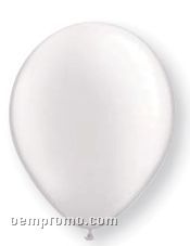 11" White Latex Single Color Balloon