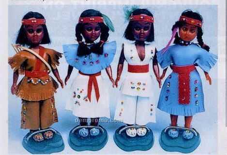 7" Indian Dolls (12 Assorted)