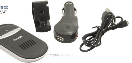 Bluetooth Speakerphone - Tts Car Kit With FM Function