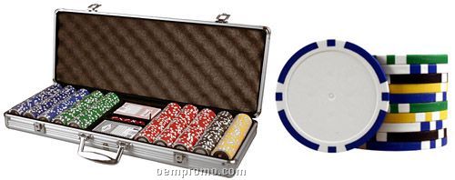 500 11.5 Gram ABS Composite Poker Chip Set With Cards