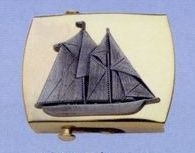 Brass Money Clip (Bluenose Sailboat)