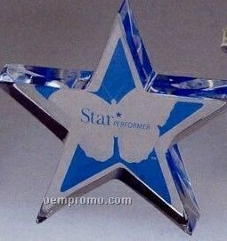 Star Lucite Classic Shape Embedment (5"X7/8")