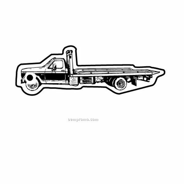 Stock Shape Collection Car Hauler Truck 2 Key Tag