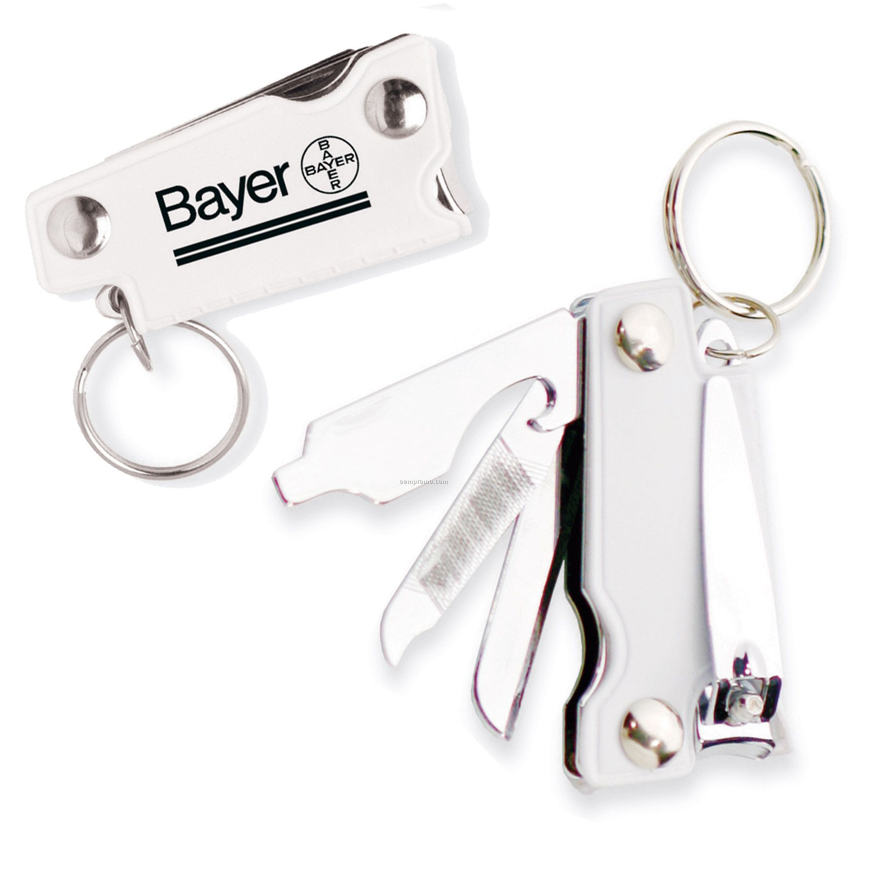 5 Piece Clipper Set And Keychain In A Vinyl Case