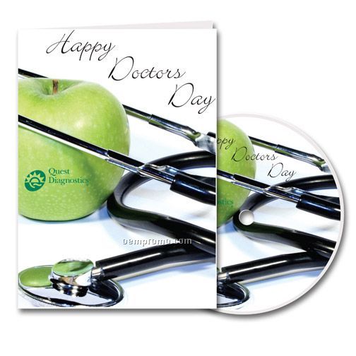 Happy Doctor's Day Greeting Card With Matching CD