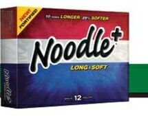 Noodle Plus Golf Ball With Soft Core / More Lift & Carry - 12 Pack