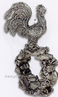 The 1824 Collection Silverplated Rooster Napkin Ring