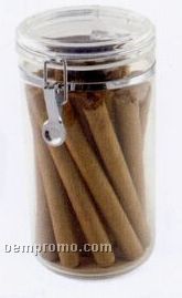 Clear Cigar Caddy Travel Humidor (25 Cigar)