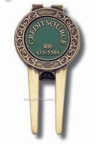 Divot Tool W/ Magnetic Ball Marker & Clip