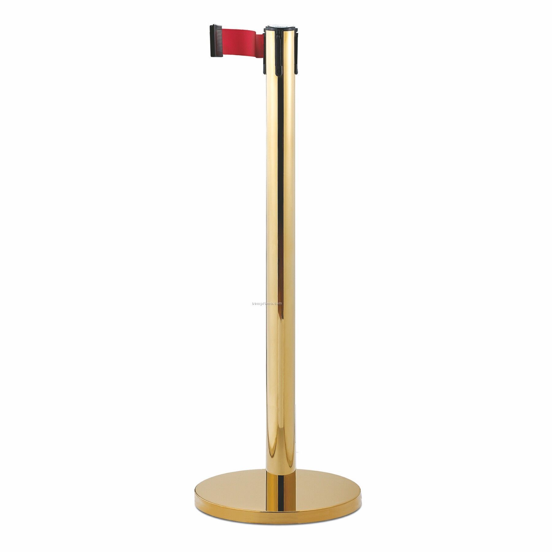 Guidelines Belt And Pole System W/ Brass Finish Pole