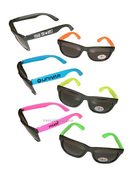 Fashion Sunglasses With Neon Frame