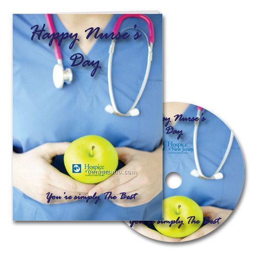 Happy Nurse's Day Greeting Card With Matching CD
