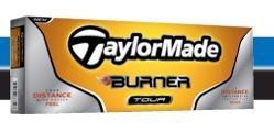 Taylormade Burner Tour Golf Ball With Ldp Dimple Technology - 12 Pack