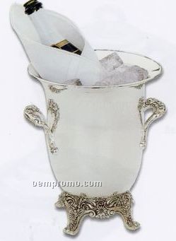 The Burgundy Collection Silver Plated Wine Cooler