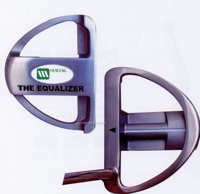 The Equalizer Mallet Style Golf Putter W/ Polymer Insert