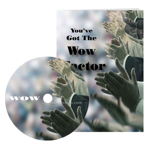 Wow Factor Recognition Greeting Card With Matching CD