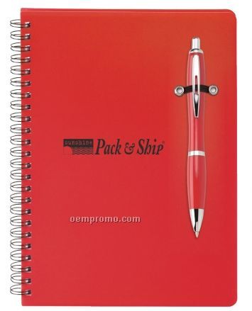 Isadora Colorplay Notebook & Retractable Ballpoint Pen Combo
