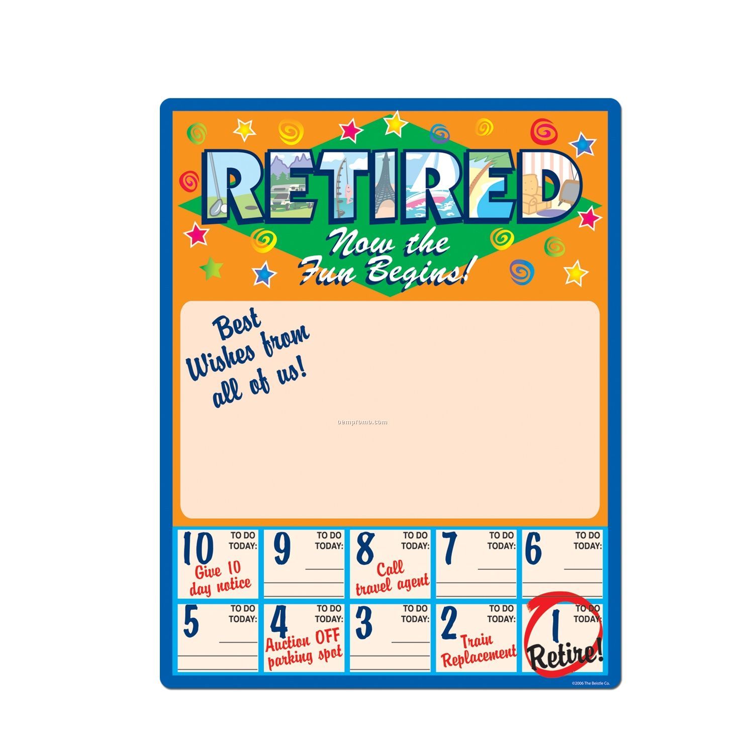 Retirement Countdown Partygraph