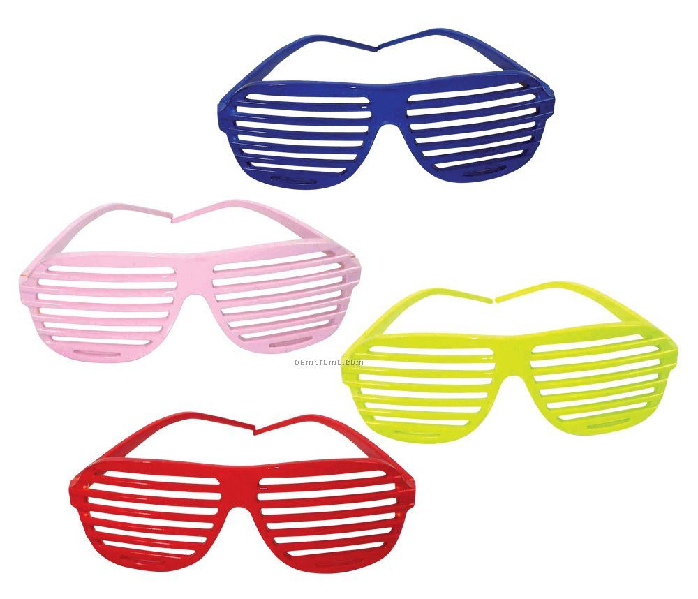 Slotted Fashionable Sunglasses In Colors