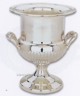 The Queen Anne Collection Silver Plated Wine Cooler W/ Liner