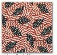 Tossed American Stock Design Poly/ Cotton Bandanna (Unimprinted)