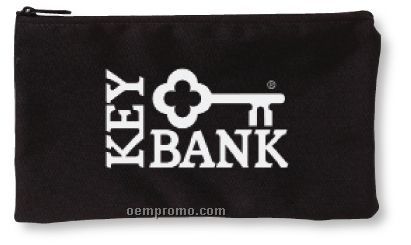 Zippered Bank Pouch 10 Oz. Colored Cotton