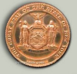 Bronze Or Pewter Fill Logo Creation Custom Premium Seal (15")