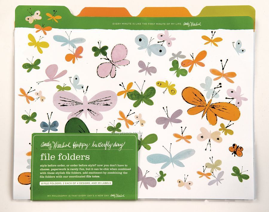 Happy Butterfly Day File Folders