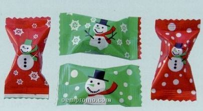 Oranges & Cream Soft Candy With Stock Wrapper (Snowman)