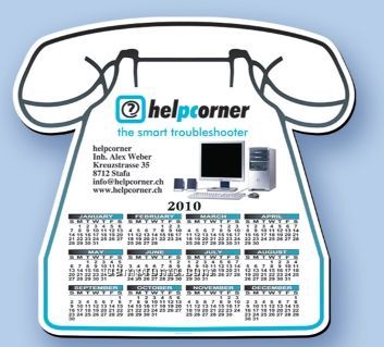 Phone Calendar Mouse Pad W/1/8