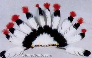 10 Feather Eagle Feather Style Bonnet