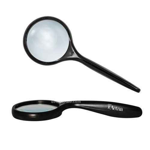8x Bent Handle Hand-held Magnifier (2" Lens)