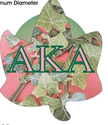 Alpha Kappa Alpha Sorority Ivy Acrylic Coaster W/ Felt Back