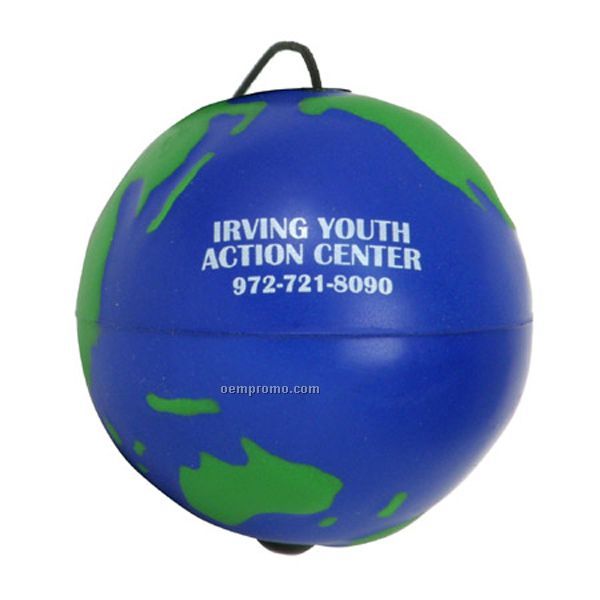 Earthball Yo-yo Bungee Squeeze Toy