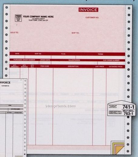 Parchment Invoice - Accpac Compatible (2 Part)